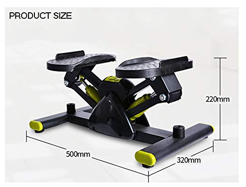 Mini Stepper, Step/Stepper Cardio Fitness, Portátil Maquina de Subir Escaleras Stepper Up-Down con Pantalla, Movimiento en Forma de V, Mini Bicicleta Estatica para Toda la Familia