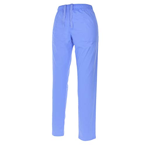 MISEMIYA - PANTALÓN Sanitarios Unisex Cintura ELÁSTICA Uniforme Laboral MÉDICO Enfermera Limpieza Veterinaria SANIDAD HOSTELERÍA- Ref.8314 - S, Azul Royal