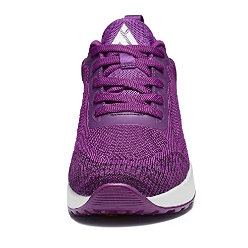 Mishansha Zapatillas Deportivas de Mujer Aire Cordones Calzado de Deporte Transpirable Antideslizante Zapatos Running para Correr Caminar Trabajar Fitness Sneakers 36-42