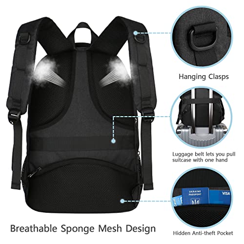 Mochila de viaje de negocios, mochila para computadora portátil con puerto USB para hombres Niñas de mujer para niños, mochila antirrobo para computadora para mochila escolar Se adapta a 15.6 pulgadas