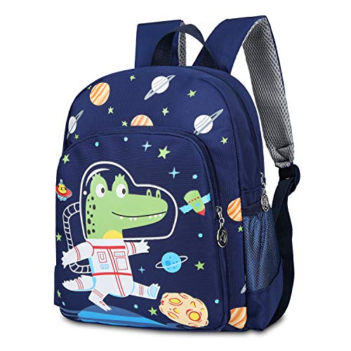 Mochilas Infantiles Mochila para Niños para Niños de 2-5 Años Infantil para Niños Primaria Pequeña Guardería Mochila Preescolar Dinosaurios Mochila,Azul