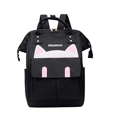 Mochilas para Pañales Bolsa Gato Imprimiendo Multifuncional de Gran Capacidad para mamáse Cambio Bolsa para la Madre portátil y portátil Bolsa para la Madre y el bebé