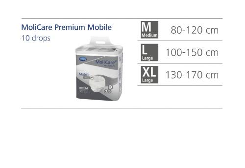 MoliCare® Premium Mobile - Móvil (10 gotas, tamaño mediano, UnitCount 14)