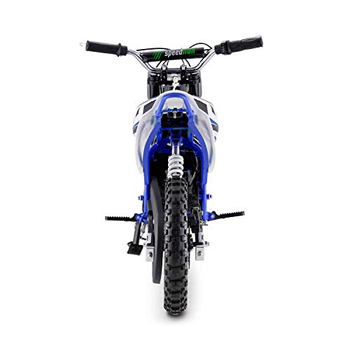 Moto Eléctrica Niños Desde 5 o 6 años | Minimoto Eléctrica Azul BIPOWER Speed Lion | Moto eléctrica 500W y 36V | También para Adultos < 60 kg