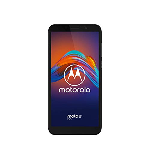 Motorola Moto E6 Play - Pantalla 5,5", Procesador Mediatek MT6739, 4 cores 1.5ghz, Cámara Frontal 5MP y cámara Trasera 13MP, 2GB de RAM, 32GB, Android 9.0, Dual SIM, Gris