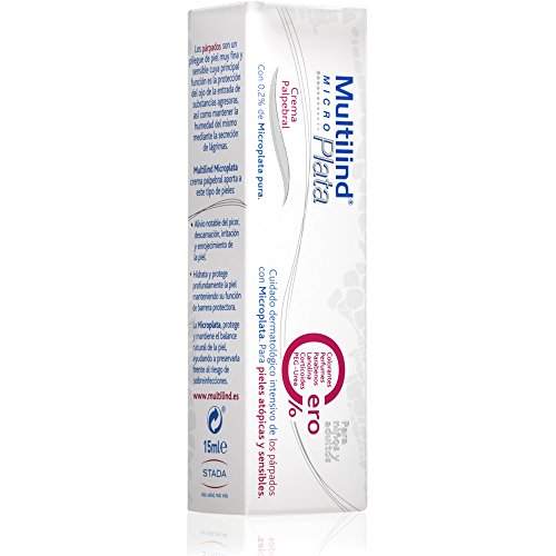 Multilind Microplata crema palpebral para cuidado intensivo de párpados en pieles atópicas, secas y extrasecas -15ml