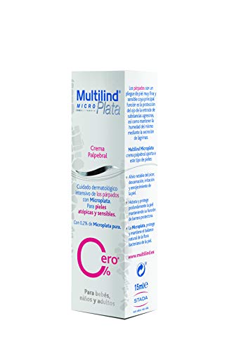 Multilind Microplata crema palpebral para cuidado intensivo de párpados en pieles atópicas, secas y extrasecas -15ml