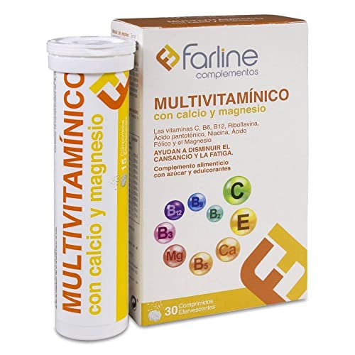 Multivitamínico con calcio y magnesio -Efervescente 30 comprimidos