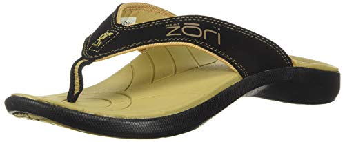 Neat Feat - Chanclas ortopédicas Zori Sport para hombre, Negro (Negro/Bronceado), 43 EU