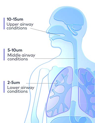 Nebulizador con Tecnología de Compresor de Aire,Inhalador con boquilla y mascarilla para adultos y niños,Nebulizador para el tratamiento de enfermedades respiratorias como el asma,resfriados, alergias