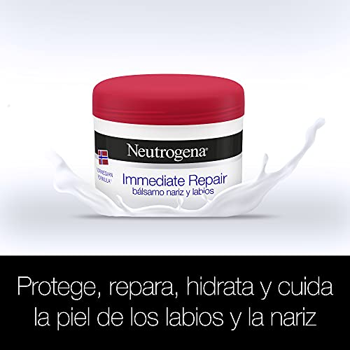 Neutrogena Bálsamo Nariz y Labios Reparación Inmediata Fórmula Noruega, 15 ml