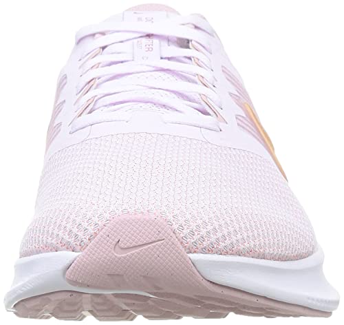 Nike Downshifter 11, Zapatos para Correr Mujer, Light Violet Champagne White Metallic Red Bronze, 39 EU