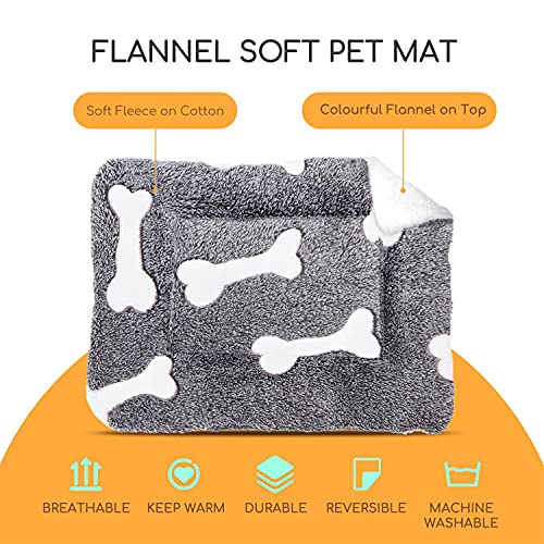 Nobleza Colchonetas para Camas para Perros, Mascotas Lavables a Mano y Lavables a Máquina Manta para Perros, Mantas Cálidas De para Gatos y Perros para Camas De Perros, Sofás 100 × 75 cm