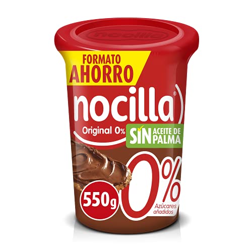 Nocilla Original 0% Azúcares Añadidos - Sin Aceite de Palma - 550g