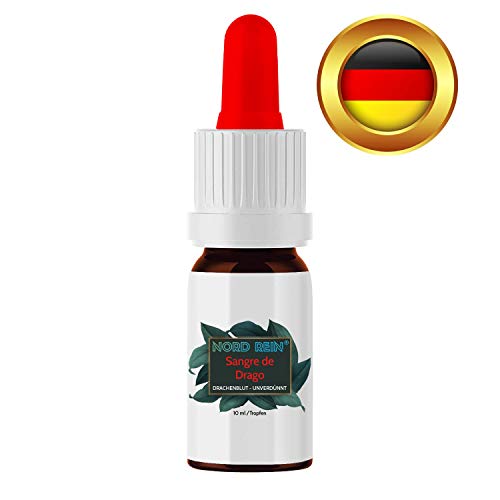 NORD REIN® 2 x sangre de dragón - Sangre de Drago (20ml) de cosecha silvestre en Perú - Croton Lechleri - Sangre de Grato - un antiguo remedio universal de la población indígena, ¡sin diluir!