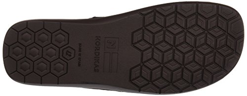 Nordikas Top Line 236, Zapatillas de Estar por casa con talón Abierto Hombre, Marrón (Moka), 41 EU