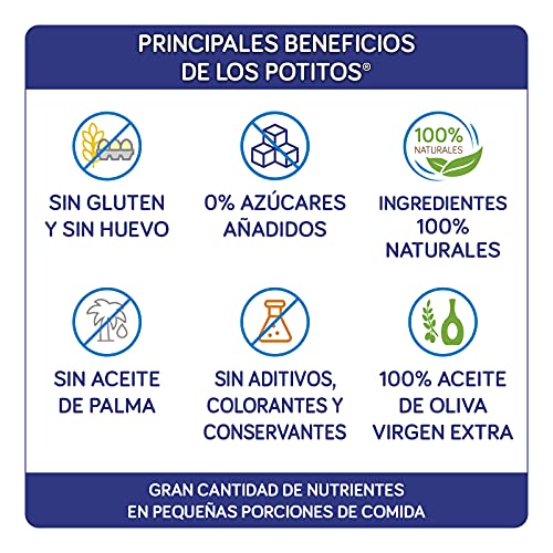 Nutribén Potitos Introducción al Pollo y Jamón con Verduritas, Desde los 4 Meses, Pack 6 x 120gr