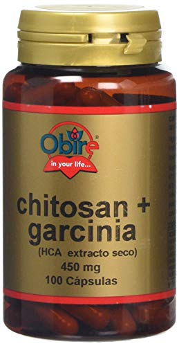 Obire, Chitosan+Garnicia, Extracto seco, 100 Capsulas, 450 mg 100