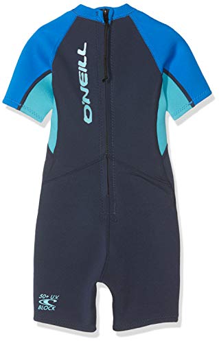 O'Neill Wetsuits Reactor de 2 mm para niños pequeños Traje de Neopreno, Infantil, Pizarra/Cielo/Océano, 2 años