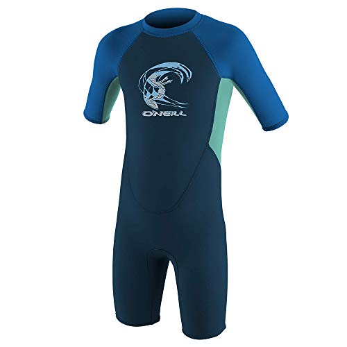 O'Neill Wetsuits Reactor de 2 mm para niños pequeños Traje de Neopreno, Infantil, Pizarra/Cielo/Océano, 2 años