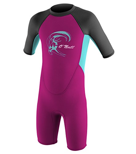 ONEILL WETSUITS Reactor Spring - Traje de Neopreno Infantil, Infantil, Toddler Reactor Spring, Berry/Ltaqua/Graph, 3 años