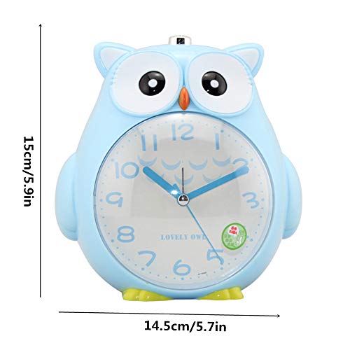 Openg Despertador luz Amanecer Reloj Despertador analogico Los niños Reloj Relojes Digitales Cuarto de baño Reloj Los niños Reloj de Alarma Blue