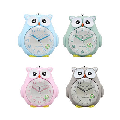 Openg Despertador luz Amanecer Reloj Despertador analogico Los niños Reloj Relojes Digitales Cuarto de baño Reloj Los niños Reloj de Alarma Blue