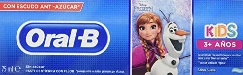 Oral-B Kids Disney (Frozen/Cars) Pasta Dentífrica, 3+ Años, 75 ml, 1 unidad [modelos surtidos]