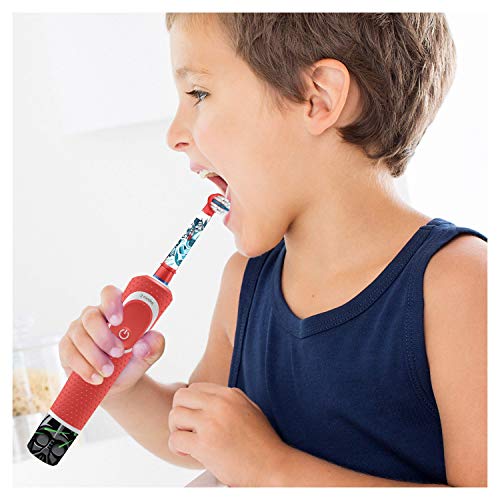 Oral-B Kids Recambios Cepillo de Dientes Eléctrico, Pack de 4 Cabezales, Star Wars - Originales