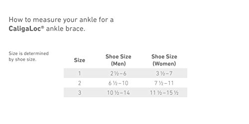 Órtesis de tobillo, CaligaLoc,titán,derecho, talla 2