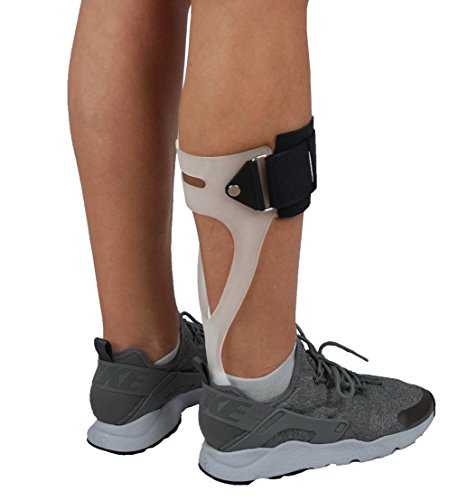 ORTONYX Ortesis de tobillo-pie AFO Support Foot Drop Brace - Derecha X-Large Blanco