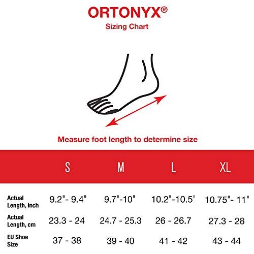 ORTONYX Ortesis de tobillo-pie AFO Support Foot Drop Brace - Derecha X-Large Blanco