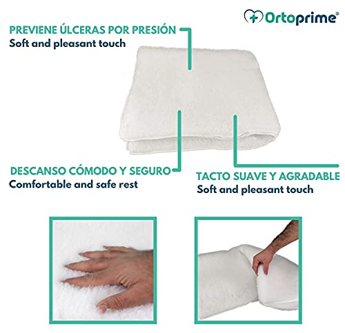 OrtoPrime Sabanilla Antiescaras 90 x 75 cm - Sabana Prevención de Úlceras por Presión - Alta Protección y Suavidad - Compatible con Colchón Antiescaras Cojines Antiescaras y Taloneras Antiescaras