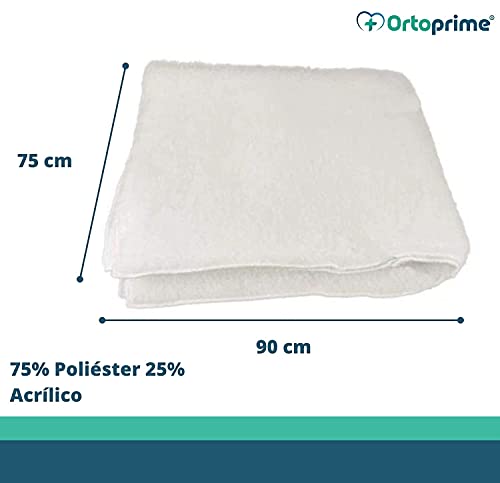 OrtoPrime Sabanilla Antiescaras 90 x 75 cm - Sabana Prevención de Úlceras por Presión - Alta Protección y Suavidad - Compatible con Colchón Antiescaras Cojines Antiescaras y Taloneras Antiescaras