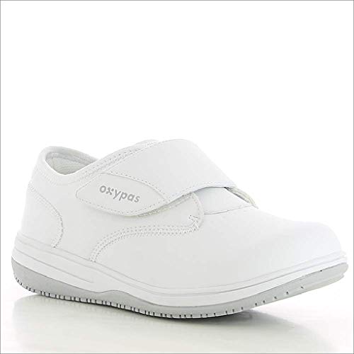 Oxypas Medilogic Emily Slip-resistant, Antistatic Nursing Shoe, White (Wht), 5 UK (38 EU)