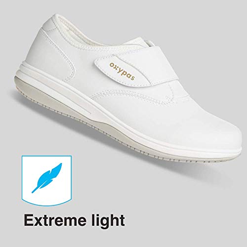 Oxypas Medilogic Emily Slip-resistant, Antistatic Nursing Shoe, White (Wht), 5 UK (38 EU)