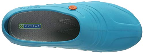 Oxypas oxyvaj3801nav Oxyva - Slip On SRC cómodo zuecos, 37/38 EU, Turquoise