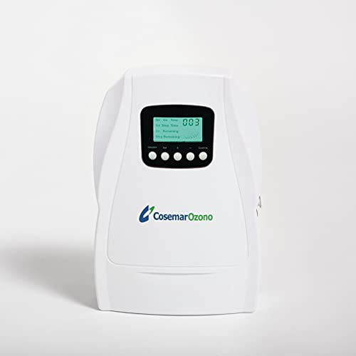 Ozono Hogar | Generador de Ozono Doméstico Digital | Desinfecta Frutas y Verduras | Máquina de Ozono Portátil, Programable | Producción de 500 mg/h