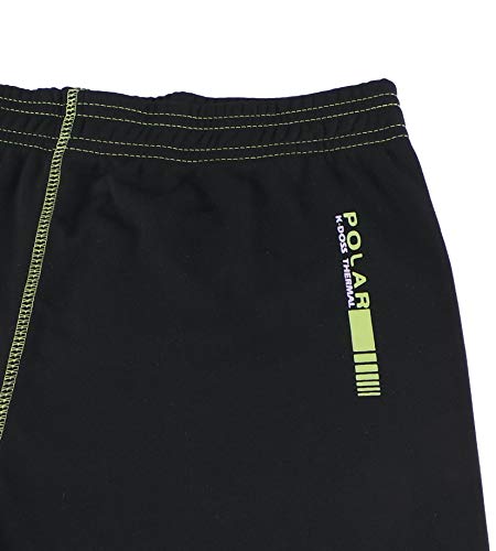 Pantalón térmico de niño ideal para deportes de invierno (esquí, running,...) o situaciones de frío y humedad. Con aislante térmico, transpirable, ligera y confortable. EFECTO THERMAL. (Neg/Am, 16-18)