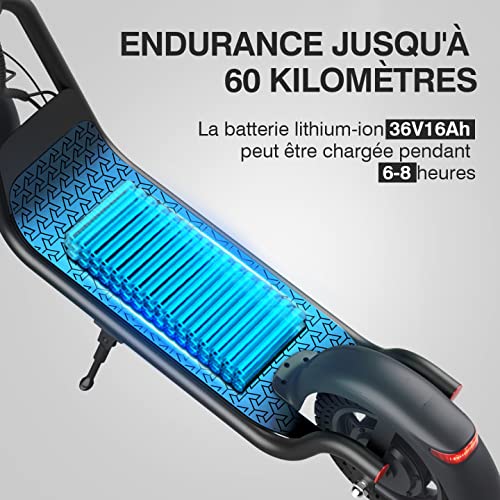 Patinetes eléctricos, Electric Scooter Todo Terreno Plegable con neumáticos sólidos de 12 Pulgadas, Patinete eléctrico de Rueda Grande de 350 W con protección de Triple Freno, 3 Modos de Velocidad