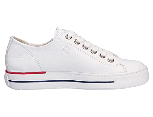 Paul Green Mujer Zapatillas 4760, señora mínimo, Calzado bajo,Calzado de Calle,Calzado Deportivo,Suela de Plataforma,Ocio,White,42 EU / 8 UK