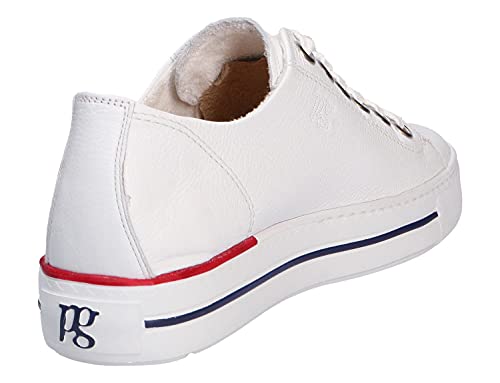 Paul Green Mujer Zapatillas 4760, señora mínimo, Calzado bajo,Calzado de Calle,Calzado Deportivo,Suela de Plataforma,Ocio,White,42 EU / 8 UK