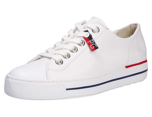 Paul Green Mujer Zapatillas 4760, señora mínimo, Calzado bajo,Calzado de Calle,Calzado Deportivo,Suela de Plataforma,Ocio,White,42 EU / 8 UK