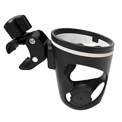 perfeclan Portabebidas para Cochecito, Portavasos para Bicicleta, Portavasos Universal con Rotación De 360 ​​Grados para Bicicleta, Cochecito, Silla De Paseo, S