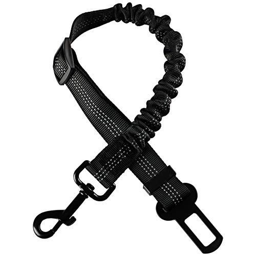 Perro Cinturón de Seguridad Cinturón de Seguridad de Coche para Perros Arnés de Coche para Perros con cinturón de Seguridad Ajustable Perros Correa Alta Seguridad (40-60CM)