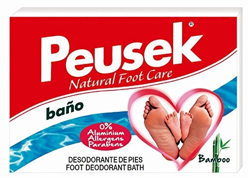 Peusek Baño, Polvo Desodorante y Antitranspirante para pies, 2 Sobres de 10 g