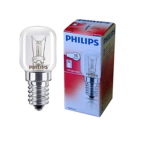 Philips 8711500250247 - Lámpara, 2 unidades (15W, Appliance, E14, 240V, E, 2,5 cm)