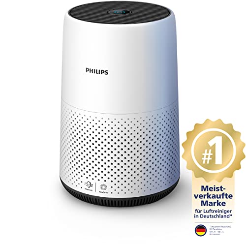 Philips Ac0820/10 Purificador De Aire Para Hogar, Elimina Hasta 99.5% De Los Alérgenos, Tamaño Compacto Con Indicación En Color Y Silencioso