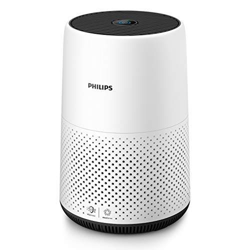 Philips Ac0820/10 Purificador De Aire Para Hogar, Elimina Hasta 99.5% De Los Alérgenos, Tamaño Compacto Con Indicación En Color Y Silencioso