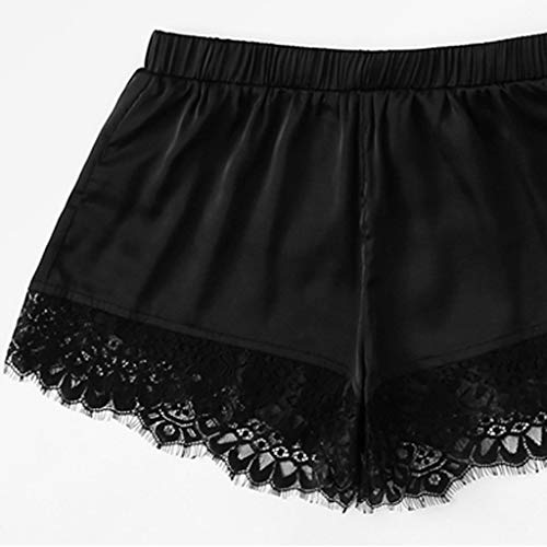 Pijamas de mujer Sexy Lace Sling Shorts Mujer Ropa de dormir